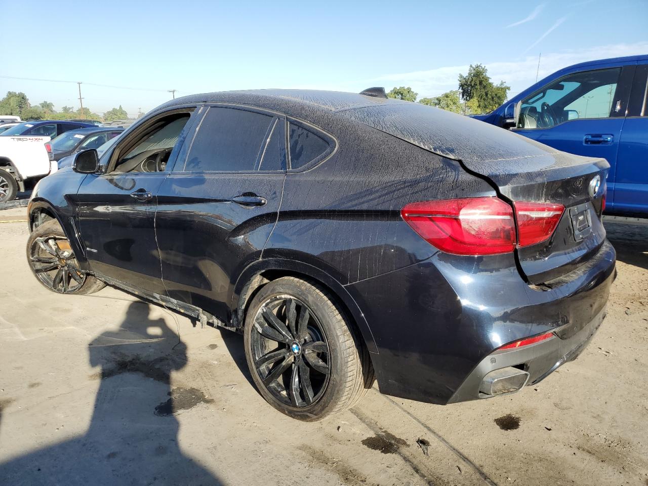 BMW X6 SDRIVE3 2018 blue  gas 5UXKU0C58J0G80656 photo #3