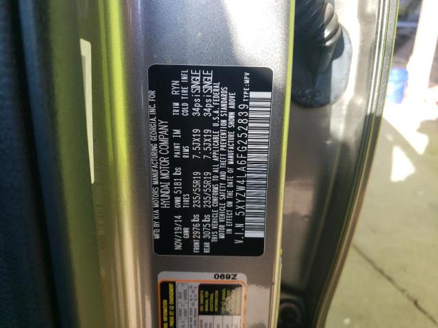 2015 HYUNDAI SANTA FE S - 5XYZW4LA6FG252839