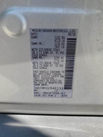 2018 NISSAN ROGUE SV H - 5N1ET2MT1JC846551
