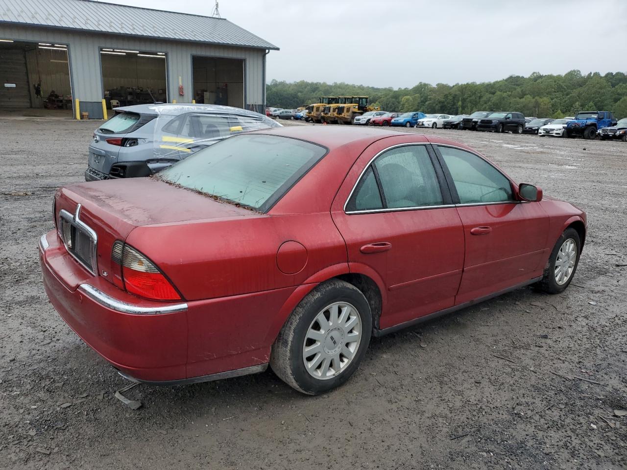 LINCOLN LS 2004 maroon  gas 1LNHM86SX4Y630092 photo #4