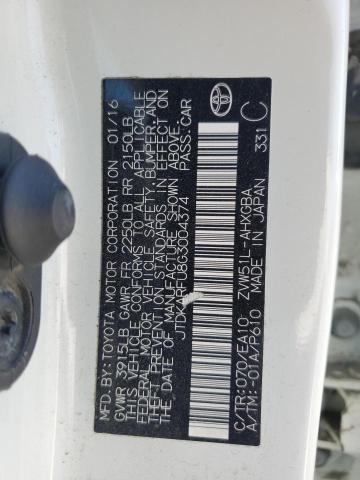 2016 TOYOTA PRIUS - JTDKARFU8G3004374