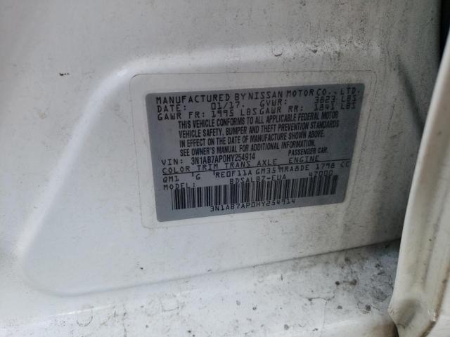 VIN 3N1AB7AP0HY254914 2017 NISSAN SENTRA no.12