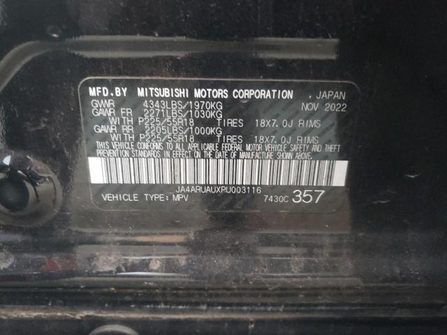 2023 MITSUBISHI OUTLANDER - JA4ARUAUXPU003116