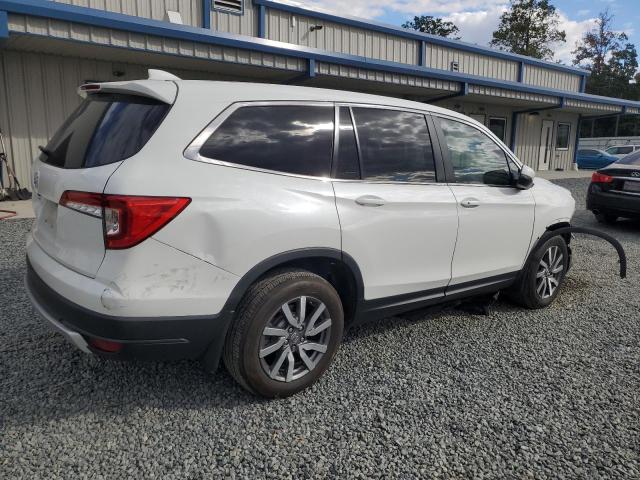 HONDA PILOT EXL 2021 white  gas 5FNYF5H53MB022788 photo #4