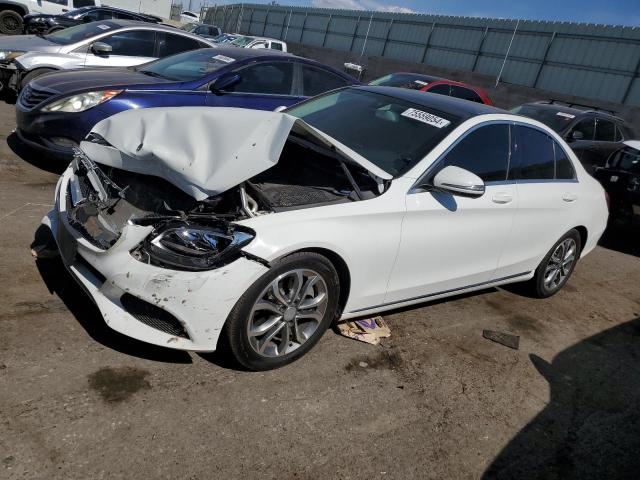 MERCEDES-BENZ C 300 2017 white  gas 55SWF4JB8HU184096 photo #1