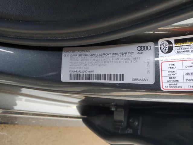 2018 AUDI S6 PRESTIG WAUHFAFC4JN010654