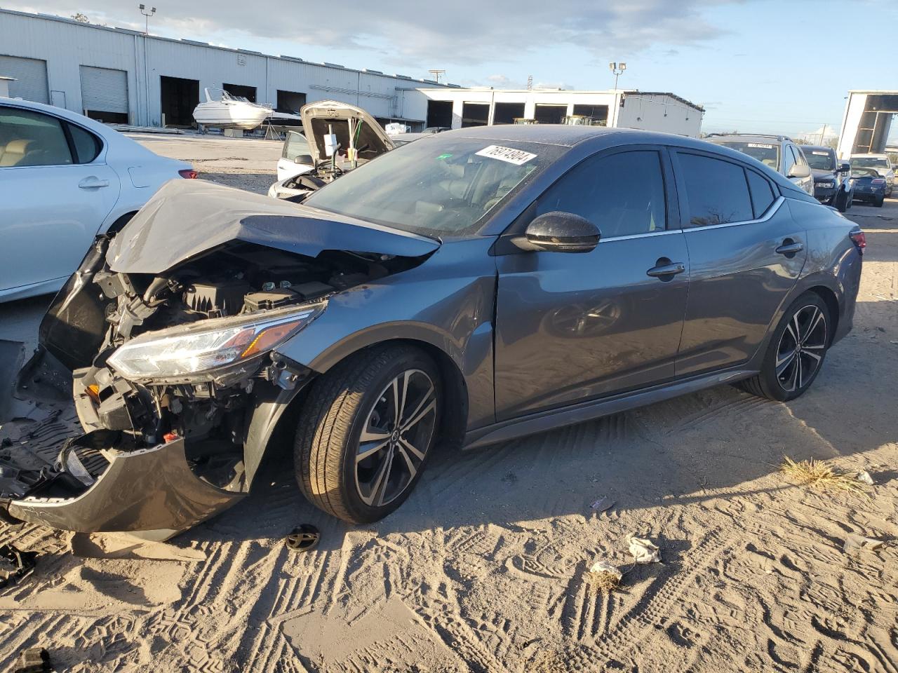 Lot #2998239456 2021 NISSAN SENTRA SR