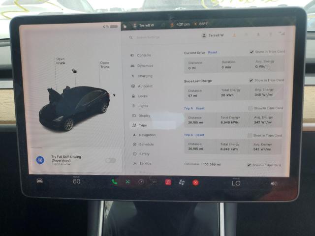 2019 TESLA MODEL 3 - 5YJ3E1EB4KF384304
