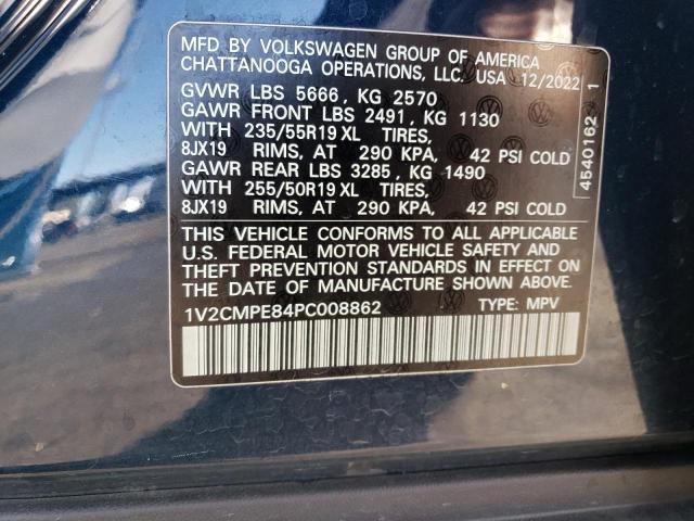 VIN 1V2CMPE84PC008862 2023 VOLKSWAGEN ID.4 PRO no.12