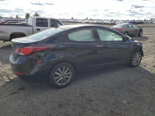 HYUNDAI ELANTRA SE 2014 black  gas 5NPDH4AE7EH490927 photo #4