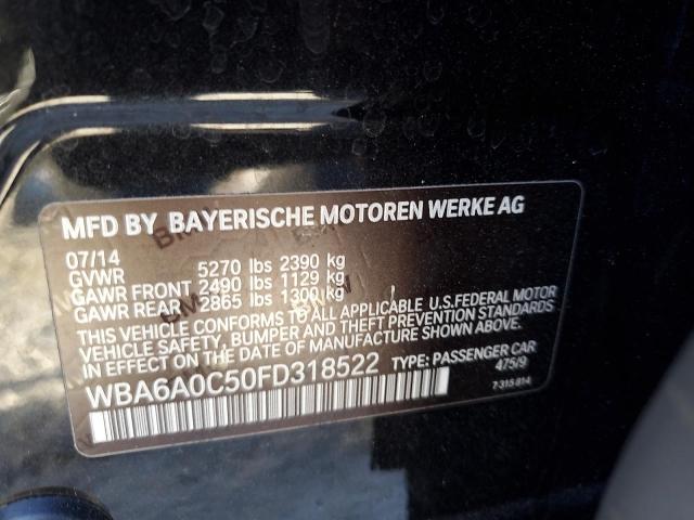 VIN WBA6A0C50FD318522 2015 BMW 6 SERIES no.12