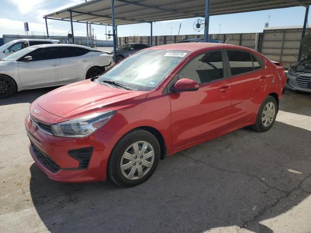 KIA RIO LX 2022 red  gas 3KPA24AD1NE488008 photo #1