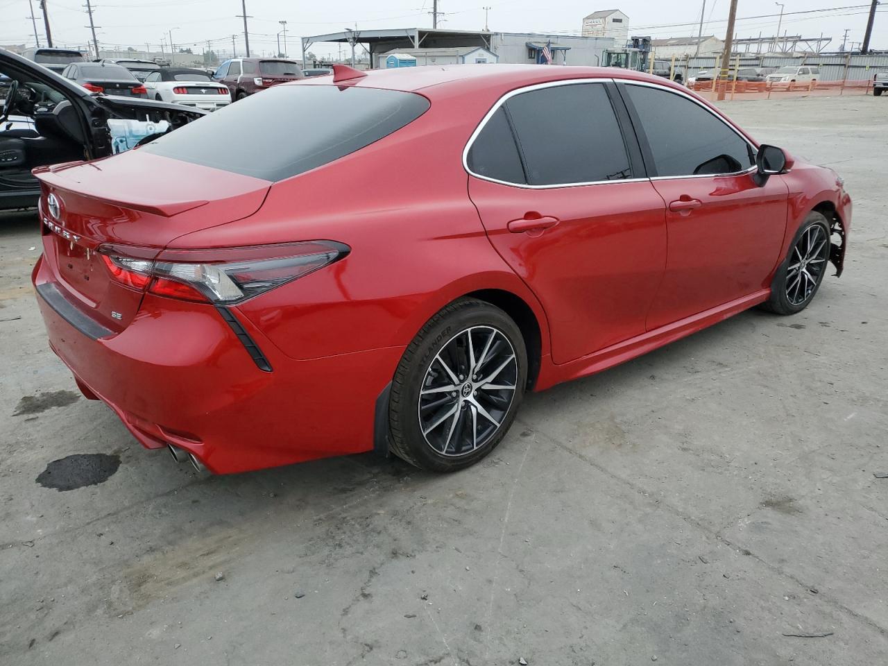 TOYOTA CAMRY SE 2022 red  Gasoline 4T1G11AK9NU041367 photo #4