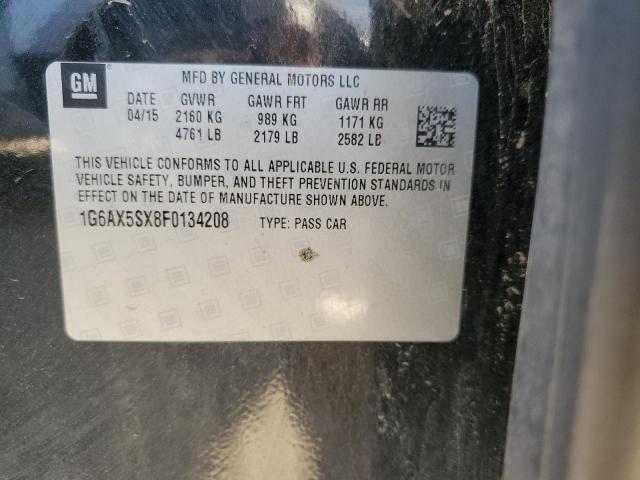 2015 CADILLAC CTS LUXURY - 1G6AX5SX8F0134208
