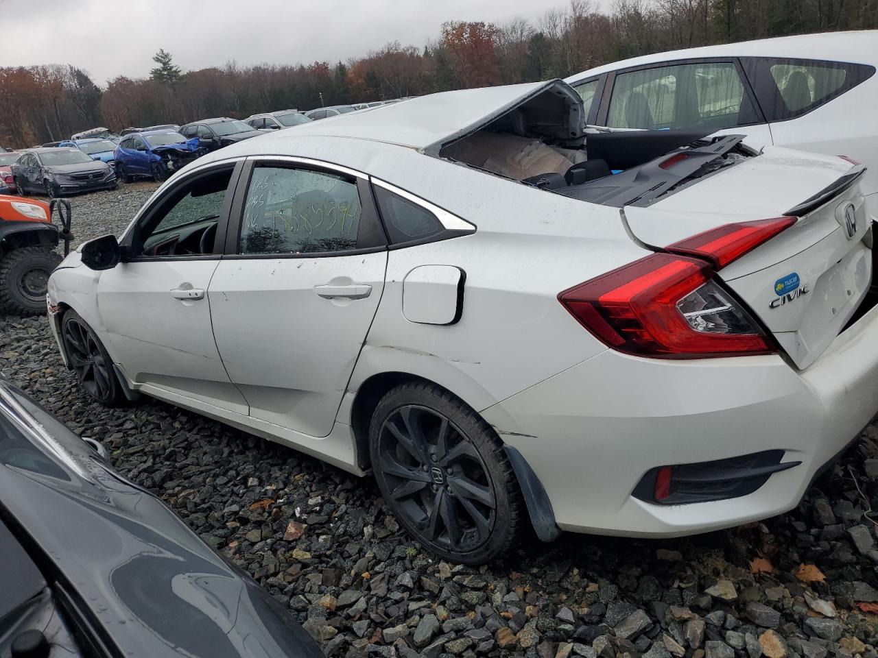 Lot #2959793915 2020 HONDA CIVIC SPOR