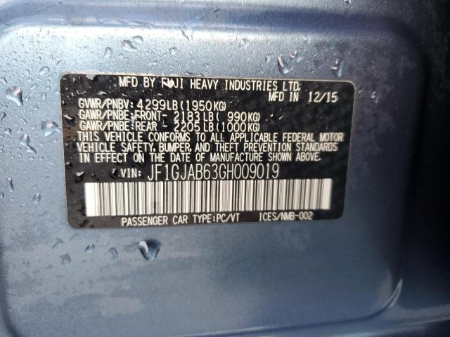 2016 SUBARU IMPREZA PR - JF1GJAB63GH009019