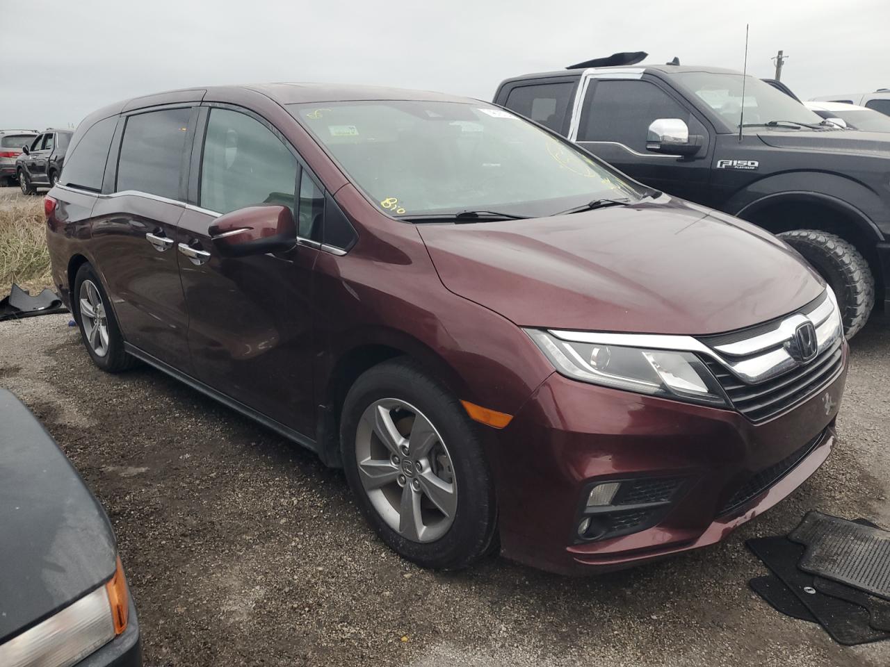 Lot #2977084063 2020 HONDA ODYSSEY EX