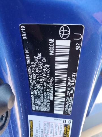 VIN NMTKHMBX7KR099966 2019 Toyota C-HR, Xle no.12