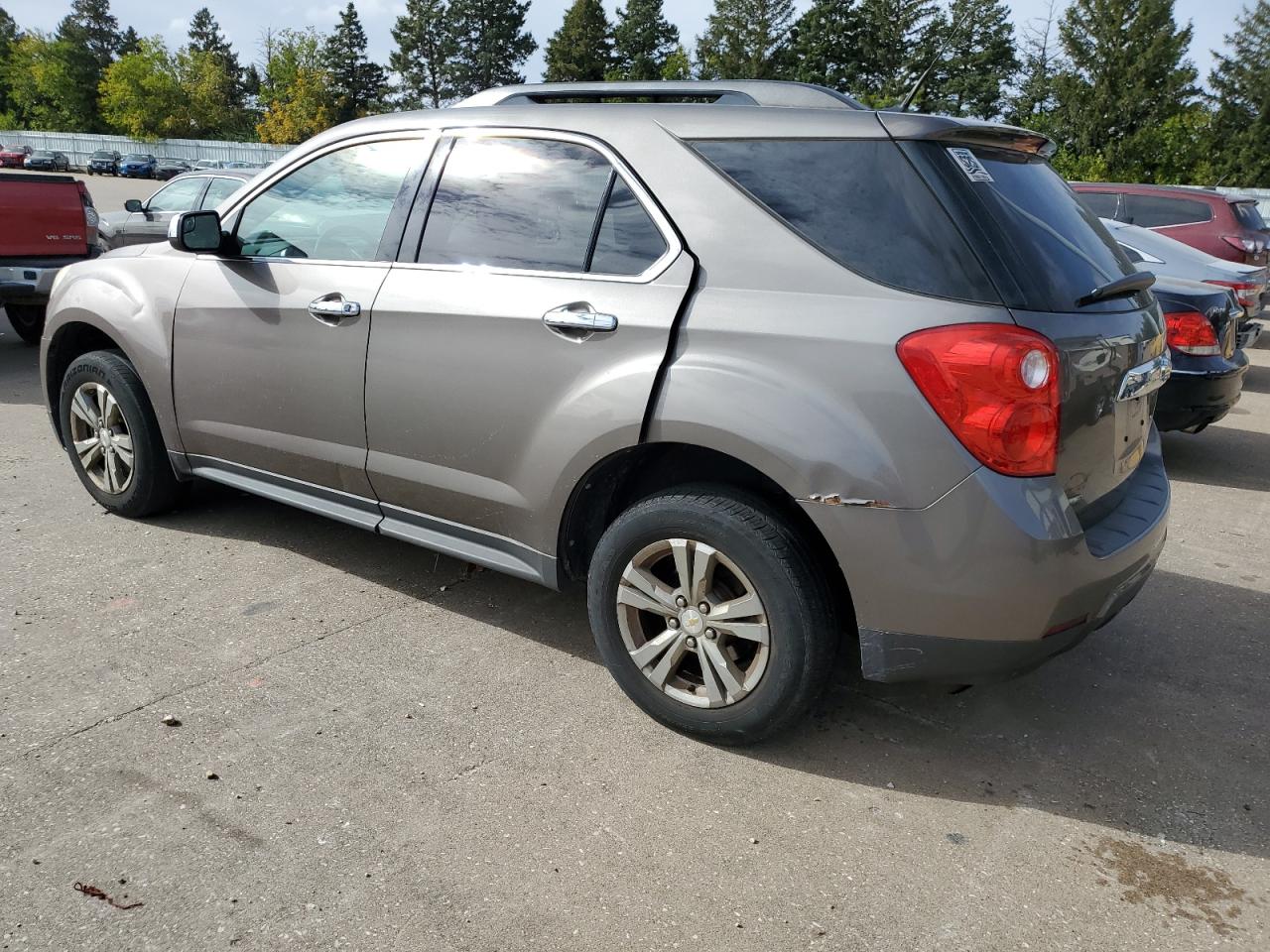 CHEVROLET EQUINOX LT 2012 gray  flexible fuel 2GNALDEK0C6146835 photo #3