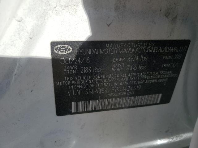 2019 HYUNDAI ELANTRA SE - 5NPD84LF1KH424519