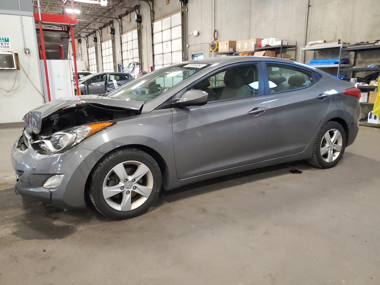 Lot #2928606783 2013 HYUNDAI ELANTRA GL