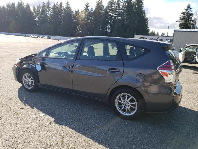 TOYOTA PRIUS V 2016 gray  hybrid engine JTDZN3EU4GJ051642 photo #3