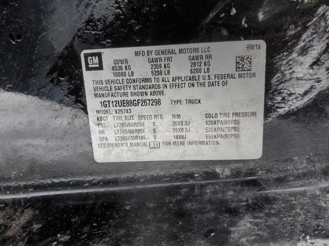 2016 GMC SIERRA K25 - 1GT12UE88GF267298