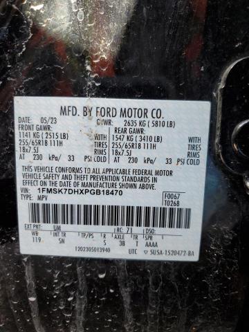 2023 FORD EXPLORER X - 1FMSK7DHXPGB18470
