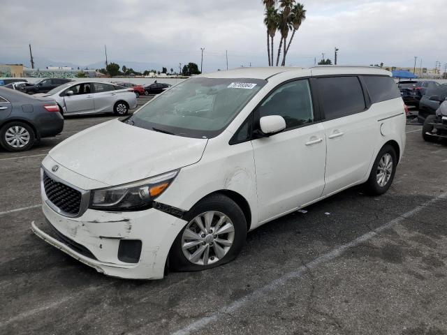 KIA SEDONA LX 2017 white  gas KNDMB5C10H6339735 photo #1