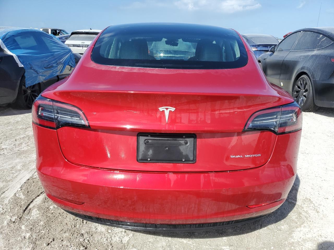 Lot #2989300295 2020 TESLA MODEL 3