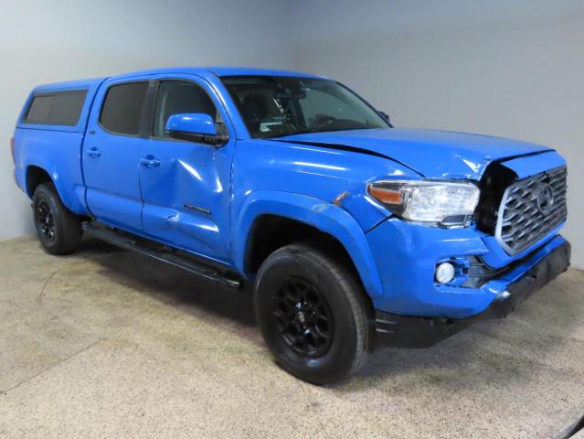 TOYOTA TACOMA DOU 2021 blue  Gasoline 3TMBZ5DN6MM029913 photo #1