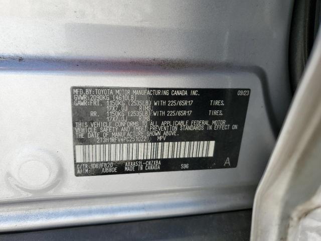 2023 TOYOTA RAV4 LE - 2T3H1RFV4PC251022