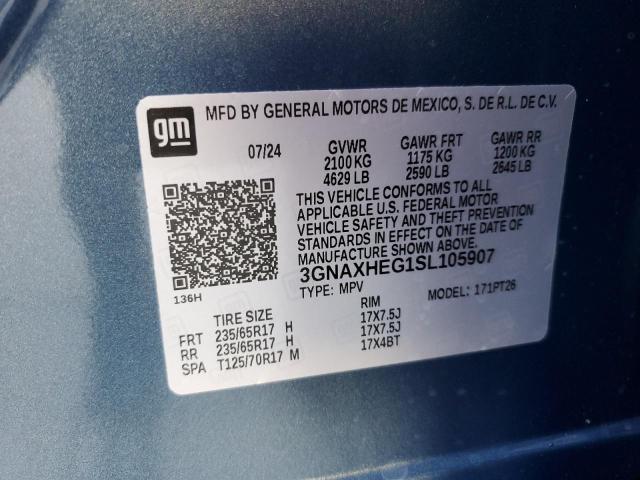 VIN 3GNAXHEG1SL105907 2025 CHEVROLET EQUINOX no.13