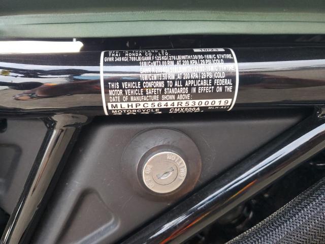 2024 HONDA CMX500 A - MLHPC5644R5300019