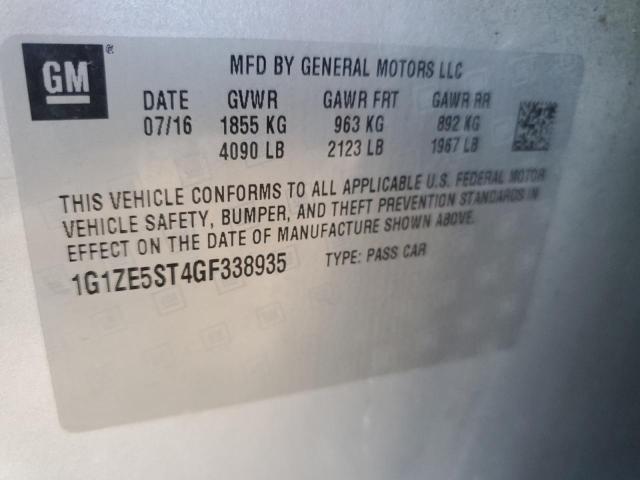 2016 CHEVROLET MALIBU LT - 1G1ZE5ST4GF338935