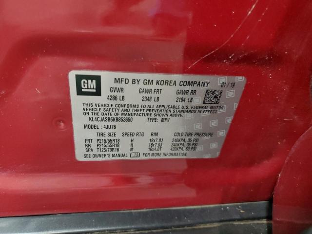 VIN KL4CJASB6KB853650 2019 Buick Encore, Preferred no.13