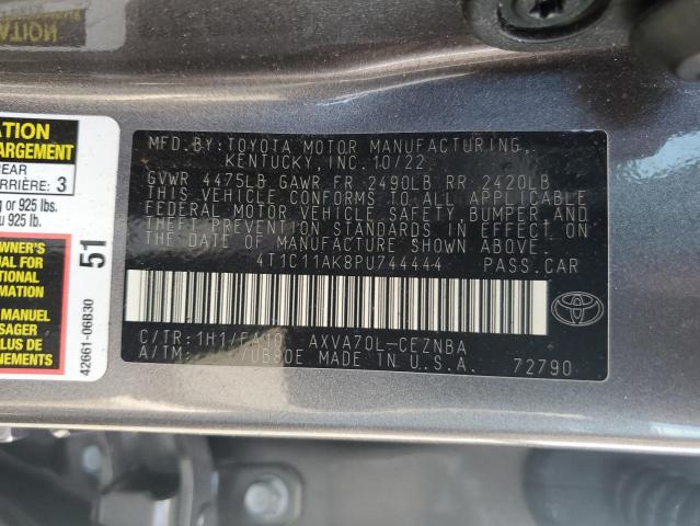 VIN 4T1C11AK8PU744444 2023 Toyota Camry, LE no.13