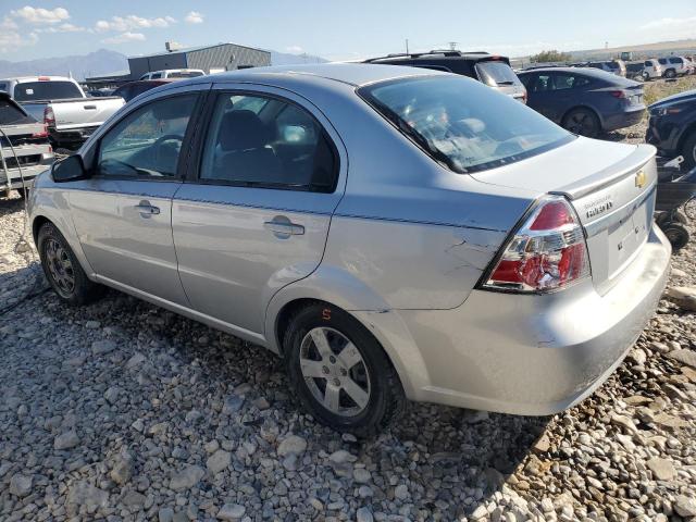 CHEVROLET AVEO LS 2010 silver sedan 4d gas KL1TD5DE3AB092643 photo #3