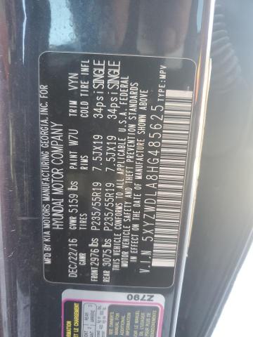 2017 HYUNDAI SANTA FE S - 5XYZWDLA8HG485625