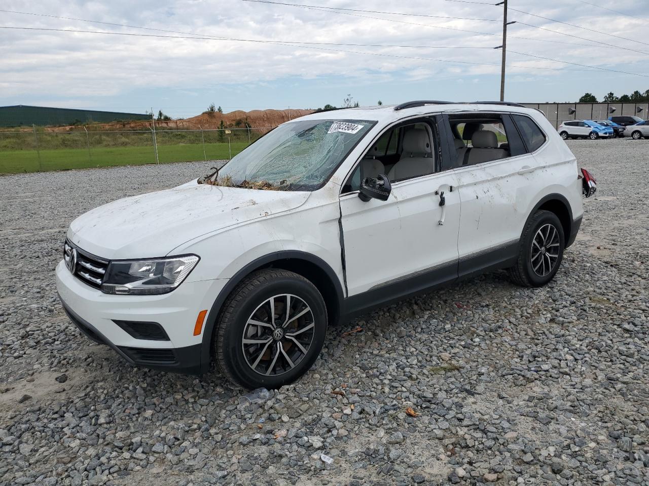 Lot #2955086818 2021 VOLKSWAGEN TIGUAN SE