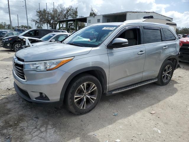 VIN 5TDKKRFH1GS501412 2016 Toyota Highlander, Xle no.1