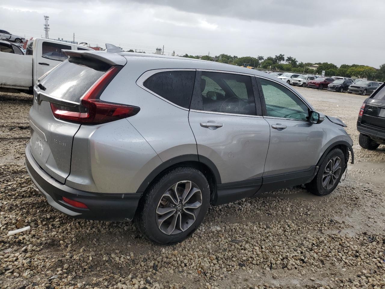 HONDA CR-V EXL 2022 silver  gas 5J6RW1H87NA017069 photo #4