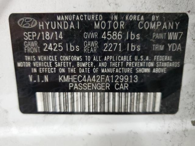 2015 HYUNDAI SONATA HYB - KMHEC4A42FA129913