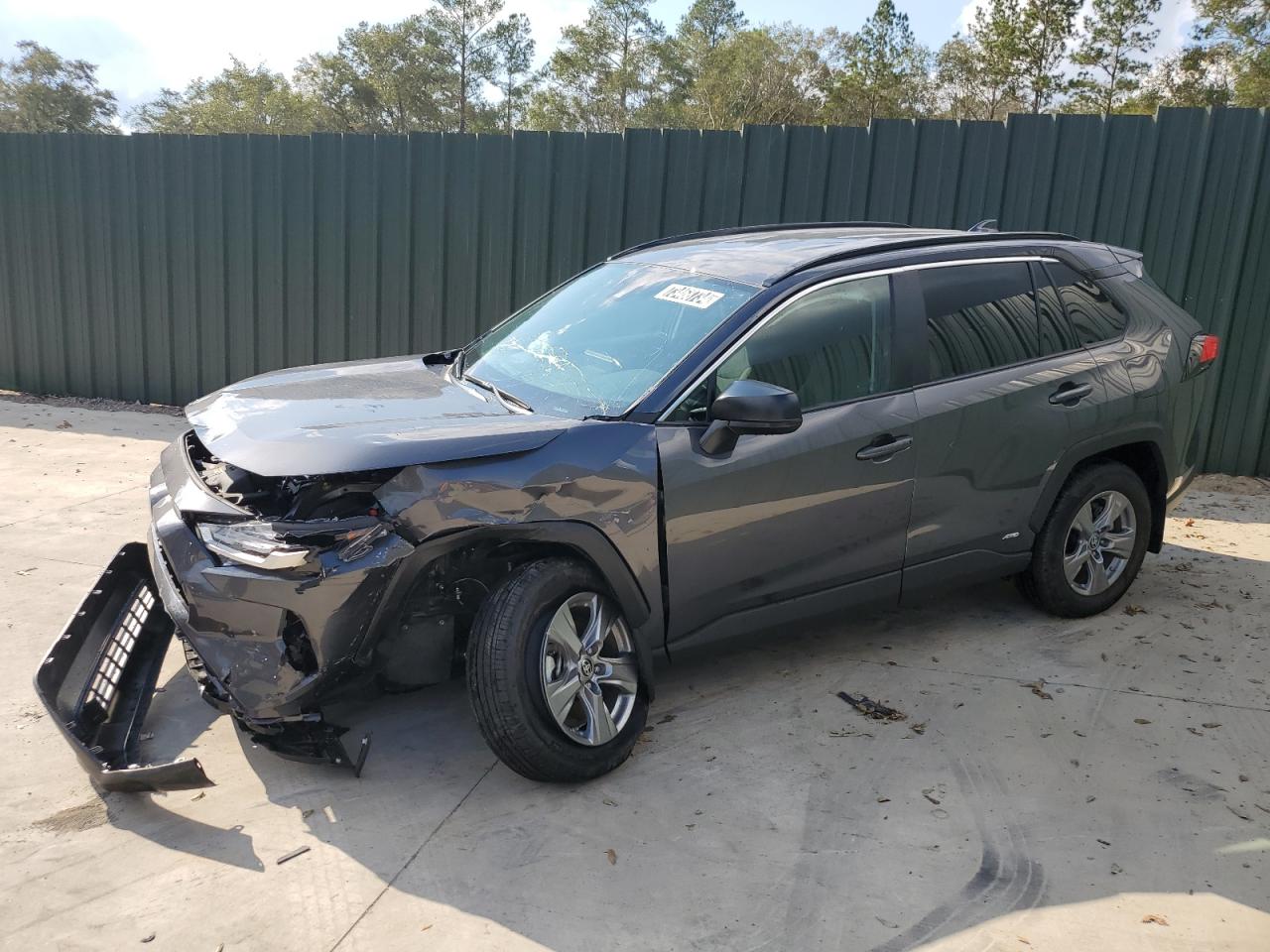 TOYOTA RAV4 LE 2024 gray  hybrid engine 2T3LWRFV3RW225024 photo #1