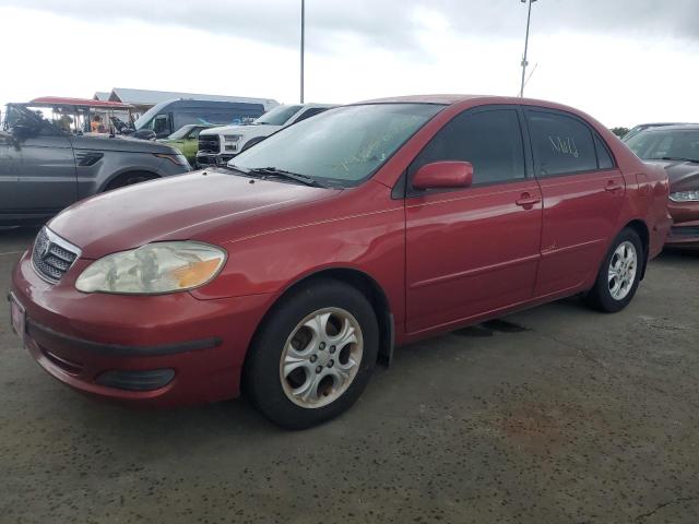 TOYOTA COROLLA CE 2005 red  gas JTDBR32EX50053241 photo #1