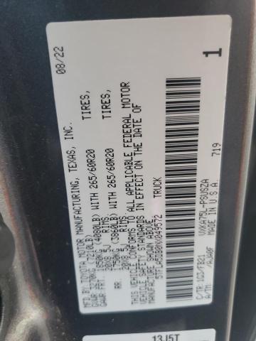 2022 TOYOTA TUNDRA CRE - 5TFLA5DB0NX049572