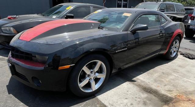 CHEVROLET CAMARO LT 2010 black coupe gas 2G1FB1EV1A9189059 photo #3