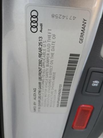 2017 AUDI A4 PRESTIG - WAUFNAF42HN050101