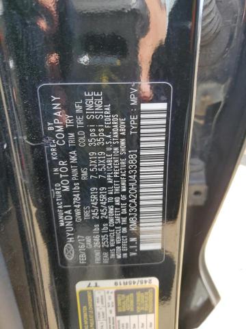 2017 HYUNDAI TUCSON LIM - KM8J3CA20HU433881
