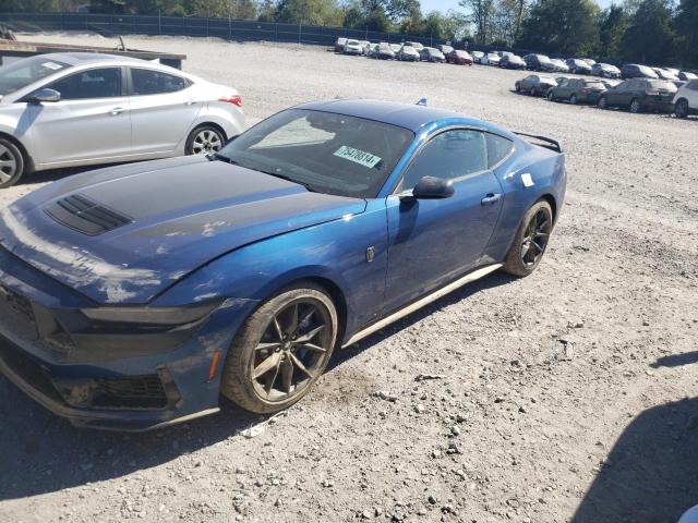 FORD MUSTANG DA 2024 blue  gas 1FA6P8R02R5502375 photo #1